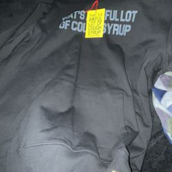 Brand new awful lotta cough syrup hoodie size L