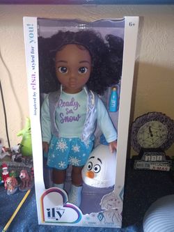 18" ily frozen doll