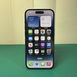 Unlocked  iPhone 14 Pro Space Black 128GB Unlocked