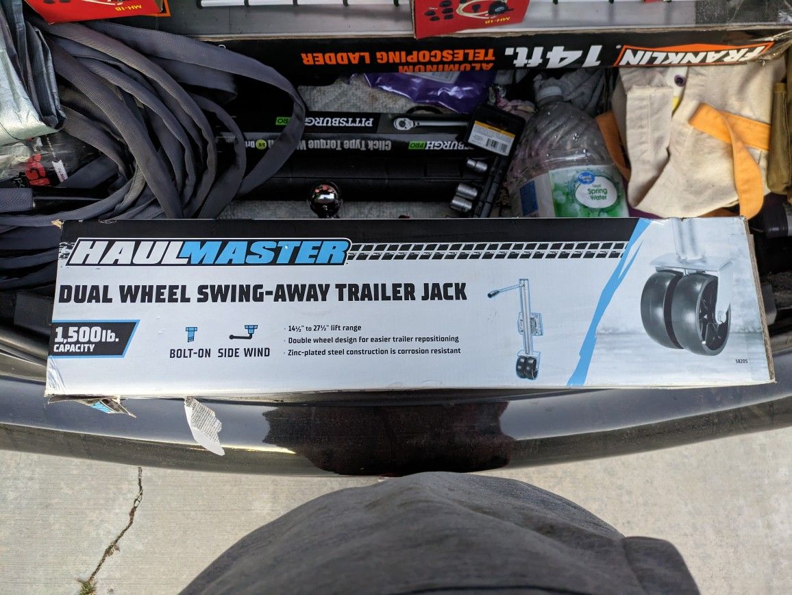 Dual Wheel Swing/Trailer Jack