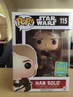 Han Solo with Bowcaster funko pop