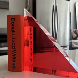 Midcentury Acrylic bookend