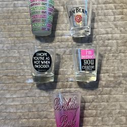 Set of 5 Shot Glasses