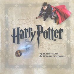 ** NEW/ SEALED: 2013 USPS Harry Potter 20 First-Class Forever Postage Stamps Collectors Book **