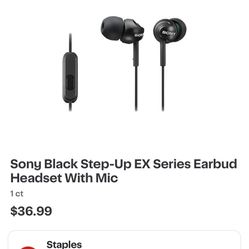 Sony Wired Ear Bud Set