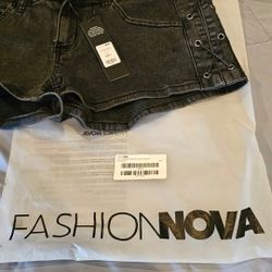Black Jean Short -stretchy 