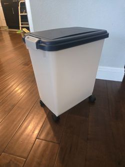 Free! Dog food container.