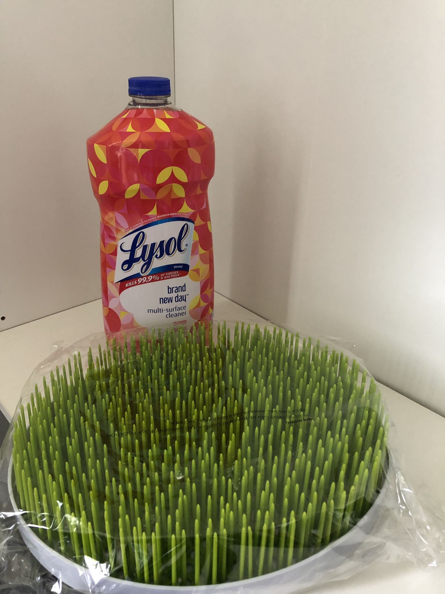 New drying rack & New Lysol Large for Spray refill