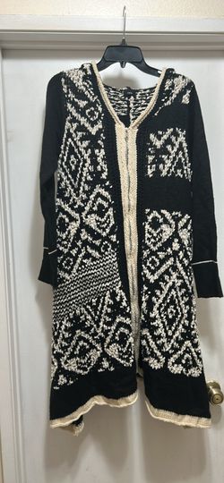 Oversized Sweater With Zipper