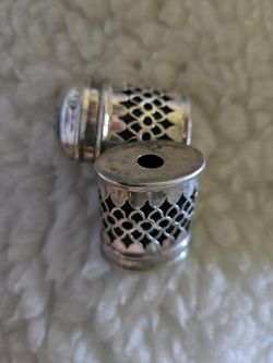 Sterling Silver Salt And Pepper