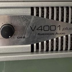 American Audio V4001 Plus Amplifier 