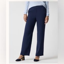 J. Crew Navy Wide Leg Jamie Dress Pants