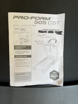 ProForm 505 CST Model PFTL60916.5 Treadmill EXCELLENT Condition Hardly Used for Sale in Erdenheim PA OfferUp