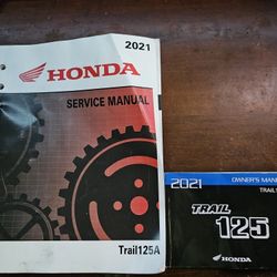 2021 Honda Trail Owners And Service Manual