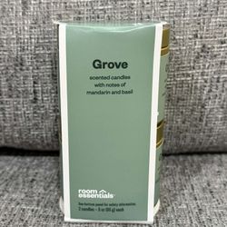 Brand New Grove 2 Pack Of Room Essentials Candles 