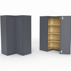 Corner wall cabinets