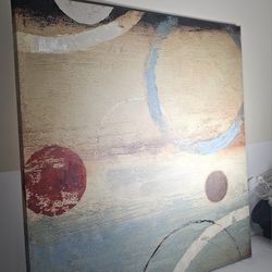 Spice Circle Abstract Canvas Art Print

 36 X 36