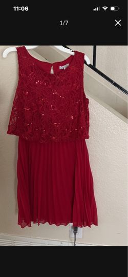 WOMENS RED SPEECHLESS PARTY EVENING EVENT DRESS RED SIZE MEDIUM