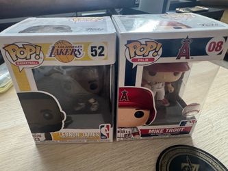 LeBron James NBA Mike Trout MLB Funko