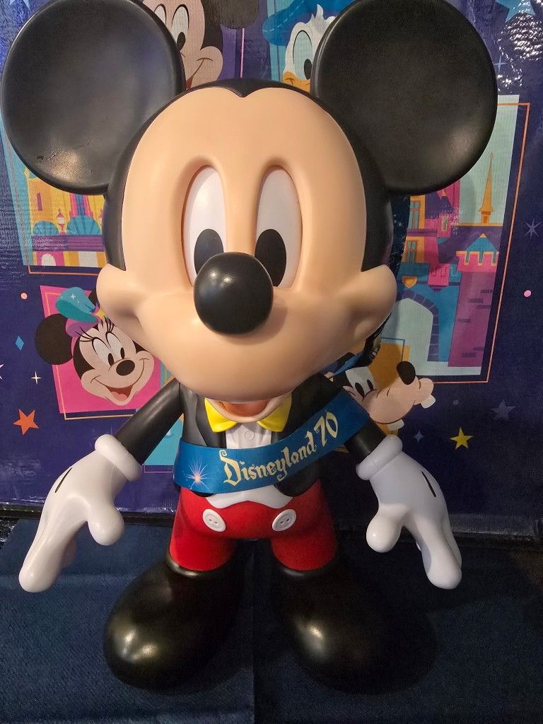 New 70th Anniversary Mickey Mouse Popcorn Bucket