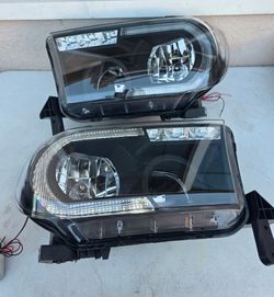 Toyota Tundra 07-13 Sequoia LED DRL Headlights Luces Micas Calaveras Faros Faroles Focos Headlamps