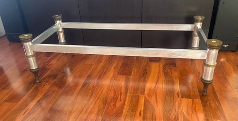 Vintage Chrome & Brass Coffee Table Base