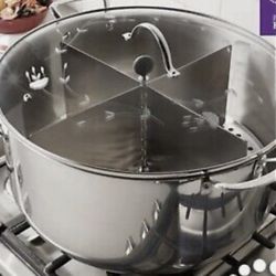 Tamalera Clásica De 32 Qt Con Su Parrilla Y Divisor Nueva Princes House