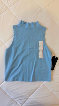 Light Blue Sleeveless Top (XS – NEW with tags) 🏷️