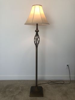 Bridge Street Marble Twist Floor Lamp