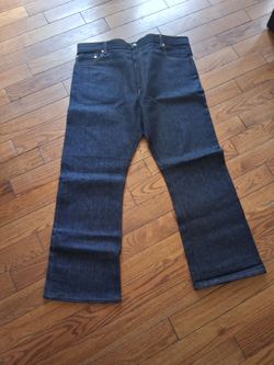 Levi's 517 Men's Bootcut Jeans W42 L32 Dark Wash Blue Denim.