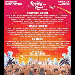Rolling Loud Ticket 3 Day Event 