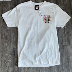 Pokemon X Santa Cruz Skateboards White T Shirt - Size Small (x2 Available) 