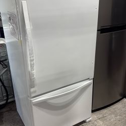 White Whirlpool French Door Refrigerator