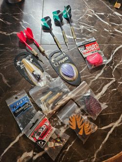 Dart Lot includes Unicorn Flights, Unicorn Silk Aluminum Shafts, GLD shafts, etc...