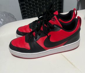 Nike Court Vision Low DVS456-600 Red/Black size 7 Youth Shoes