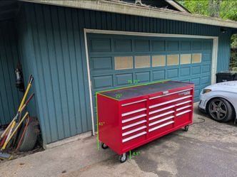 Cornwell professional series 76" red toolbox
