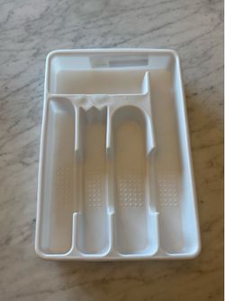 5-Compartment Kitchen Drawer Organizer Tray