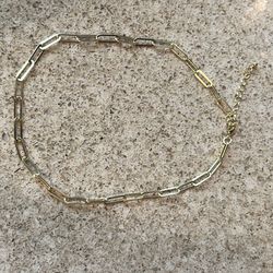 Golden chain necklace