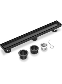 Mayte Black Shower Drain 