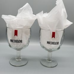 Michelob Thumbprint Style Beer Glasses $5 Apiece 