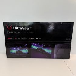 New LG UltraGear 27" 27GS40W-B FHD VA 180Hz FreeSync Gaming Monitor