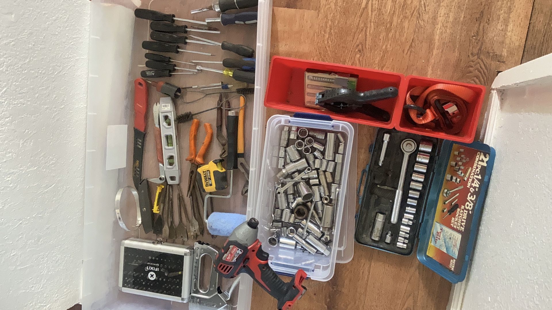 Milwaukee Drill With Hand Tool