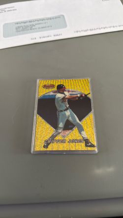 1996 BOWMAN'S BEST CHIPPER JONES #7 GOLD MLB BASEBALL CARD BRAVES