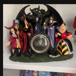 Disney Villains Clock 