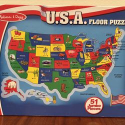 51 Piece United States Floor Puzzle