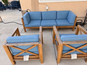 Patio teak set