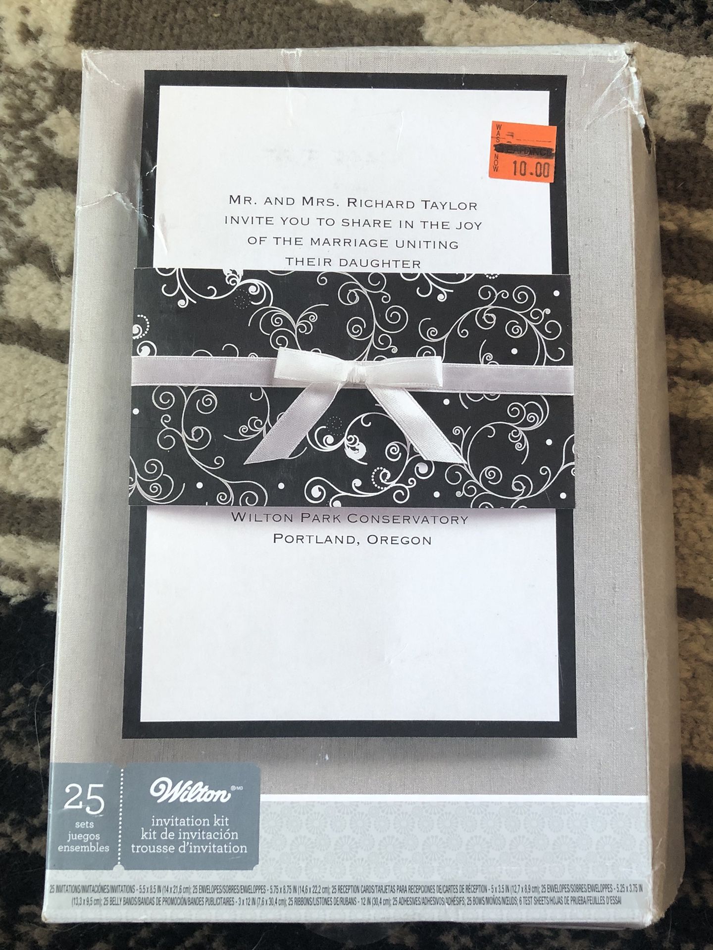 Wedding Invitation Customizable, Printable Kit