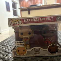 Hulk Hogan And Mr T Funko Pops WWE