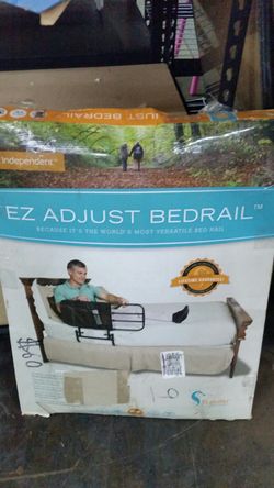 New ez adjustable bed rail