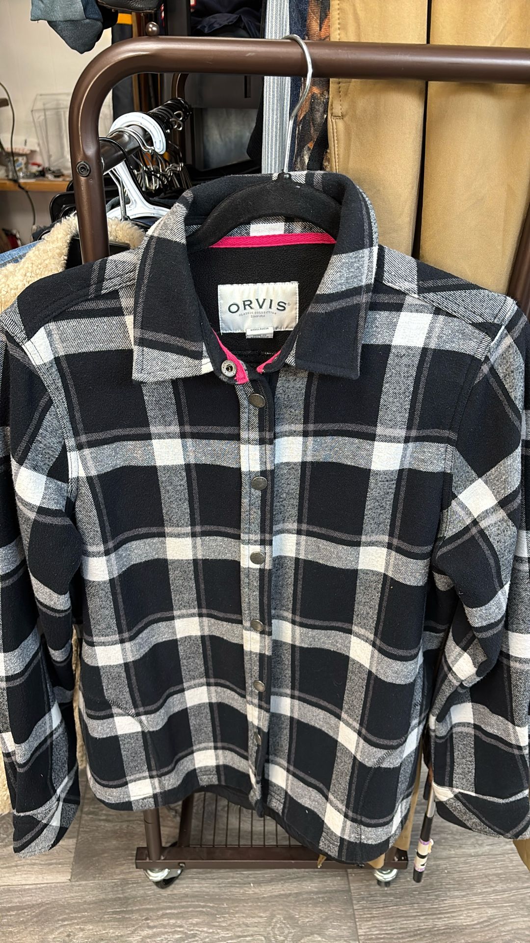 Women’s Fleece Plaid Orivis Jacket